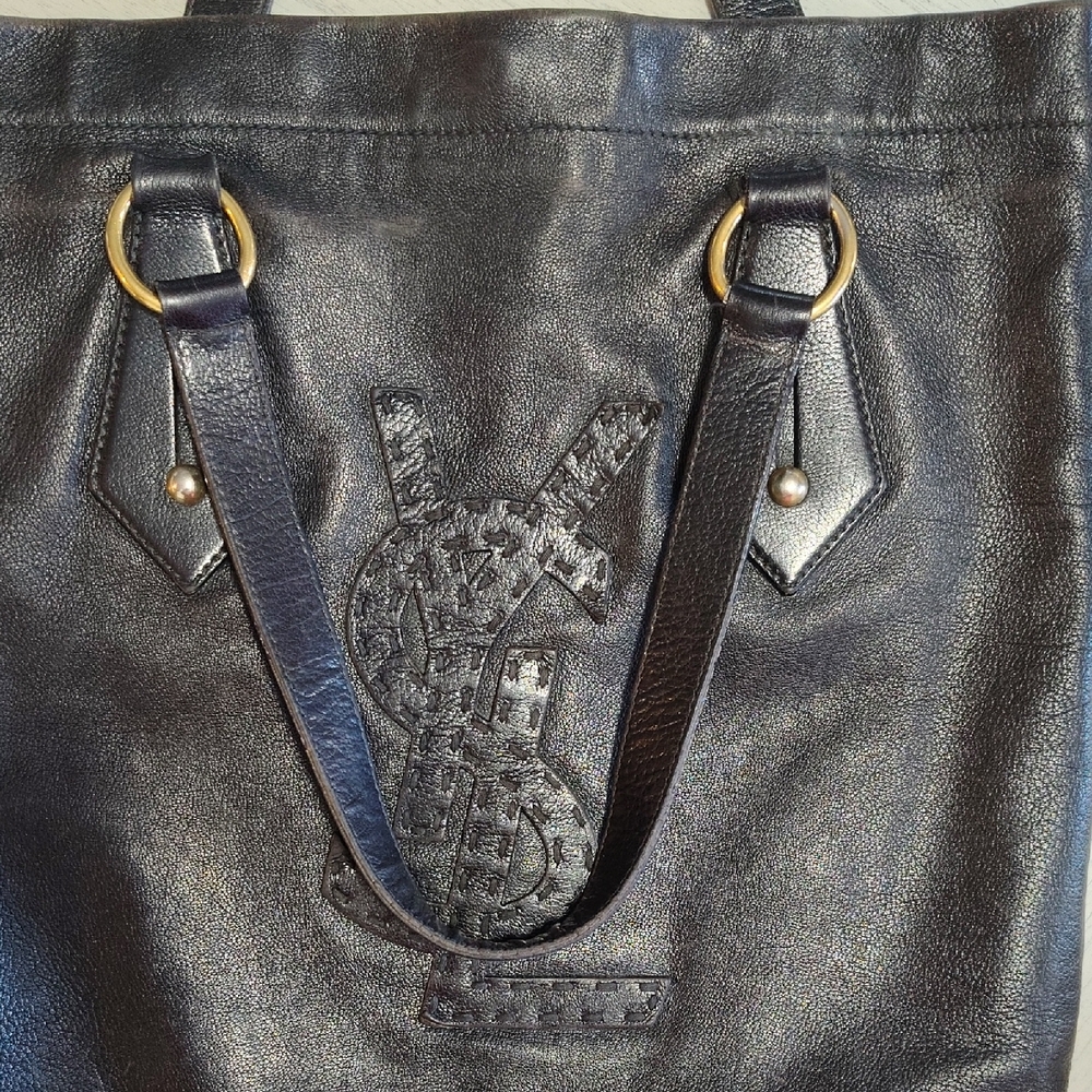Yves Saint Laurent Elegant Black Tote and Wallet - Picture 10 of 13
